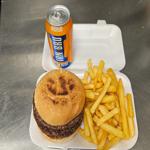 1/2 Pounder Cheese Burger Meal 